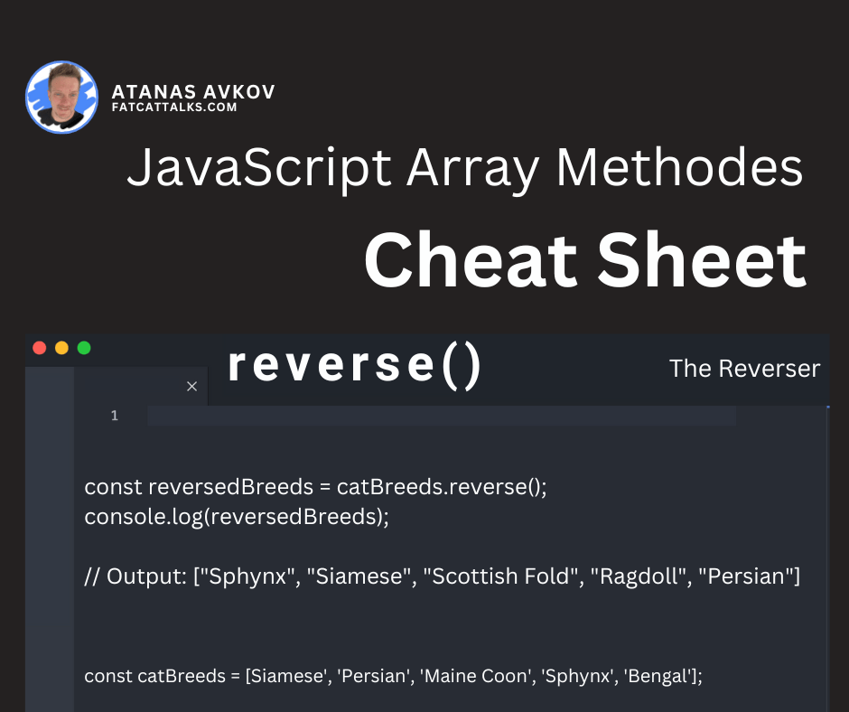 Mastering JavaScript Array Methods with Cat Breeds: A Paw-sible Approach