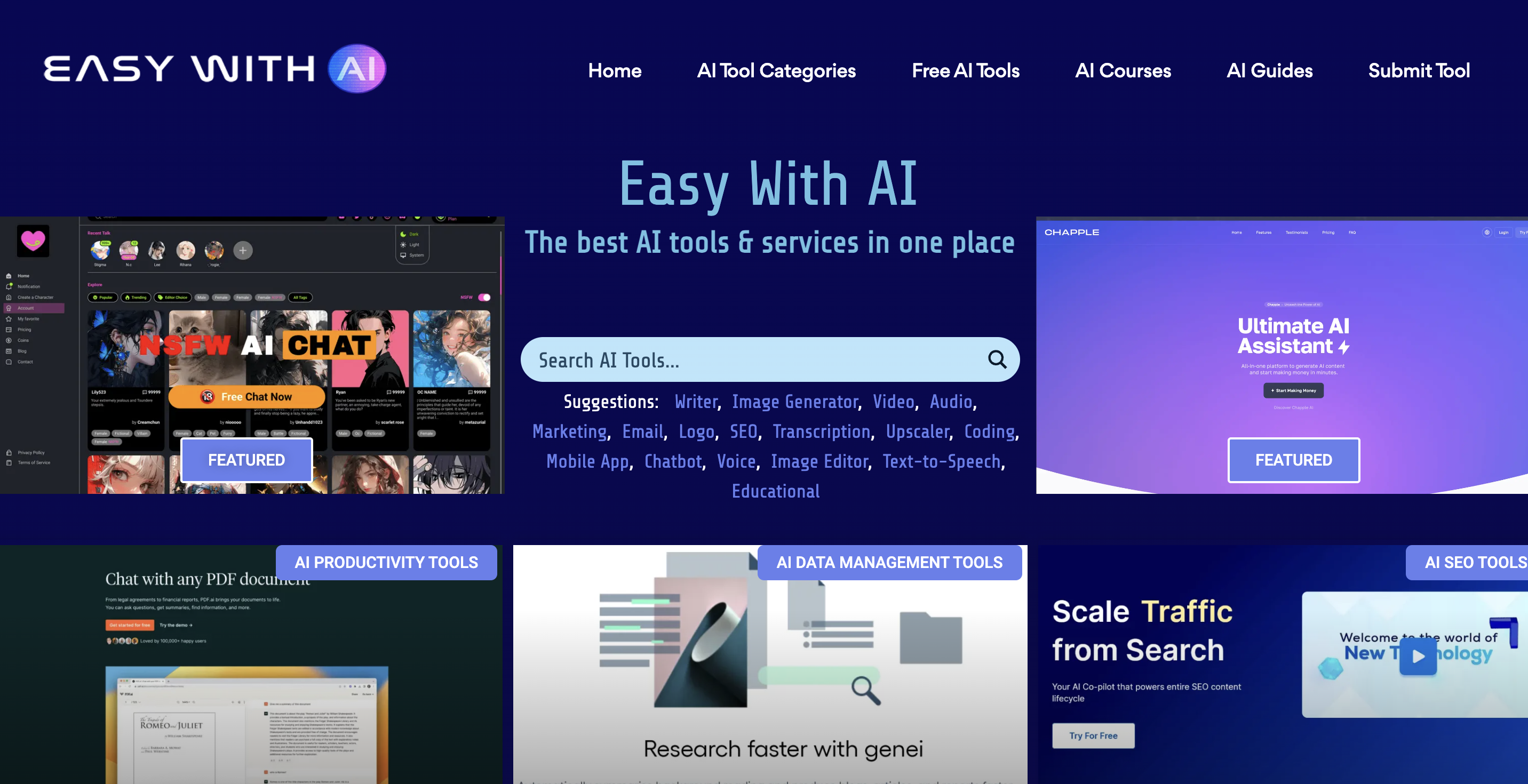 Introducing EasywithAI: Your Gateway to Streamlined Daily Tasks with AI